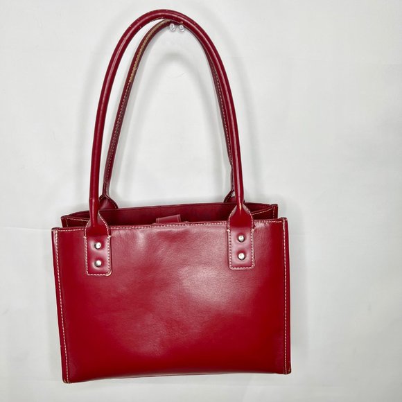 Wilson Leather Woman’s Purse Red Leather Shoulder Purse - Picture 2 of 11